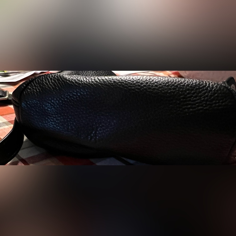 Vera Bradley Black Leather Crossbody with Leather Embellishments NWT - Picture 12 of 12